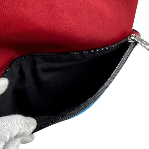 FENDI Backpack Red/Yellow/Blue Nylon/Leather - Picture 14 of 14